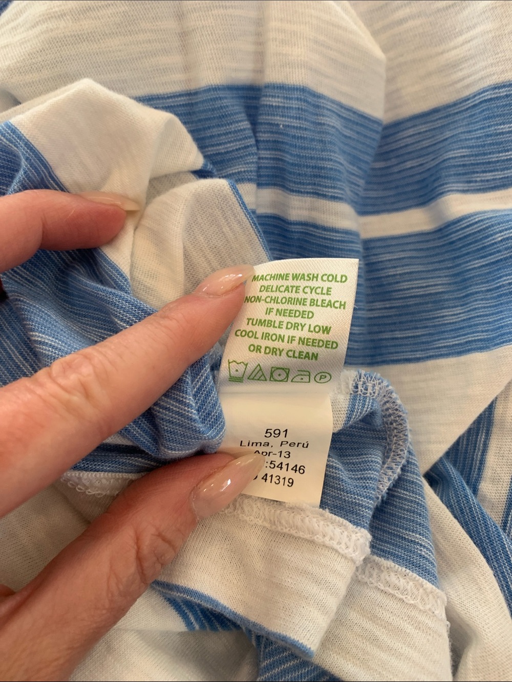 Lilly Pulitzer Blue and White Striped Mini Dress - Picture 4 of 4
